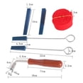thumbnail image 2 of FUTUREORYY 1 Ensemble Kit de Réglage de Piano Silencieux pour Ajustement Sonore avec Outils de Couleurs Assorties, 2 of 8