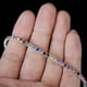 thumbnail image 3 of Brazalete pulsera Salvador Nupcial Imitación Cristal 2 Filas Tono Plateado Multicolor, 3 of 6
