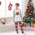 thumbnail image 2 of Odeerbi Christmas Pajamas For Family Matching Outfits Warm Set Printed Home Wear Two-piece Kid Set, 2 of 9