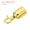 Golden, variant on Uxcell 1.1" Stanchion Rope End Stopper Cord End Caps Barrier Rope End Cap Snap Hooks for Crowd Control, Silver 2 Pack