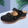 thumbnail image 2 of NOKIO Women Wedge Sandals Hollow Flowers With Arch Support Comfortable Orthopedic Sandals Designer Women'S Summer Sandals Sandals For Women Ladies Girls Comfortable Wedges Slippers, 2 of 9
