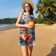 thumbnail image 3 of Balery 3D Butterfly Vestidos de verano para mujer con estampado: vestido holgado sin mangas, vestido playero informal y cómodo para días calurosos., 3 of 7