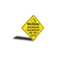 thumbnail image 3 of Funny Taco Sign Diamond Aluminum Metal Decor Sign - 12" x 12", 3 of 4