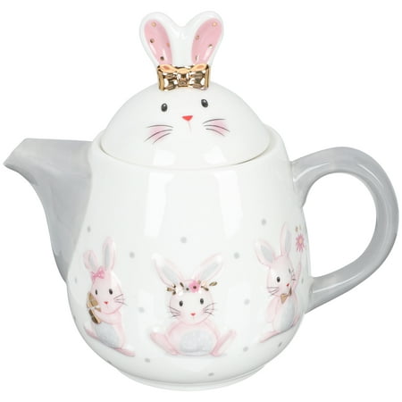 

Hemoton Easter Heat-resistant Teapot Household Tea Kettle Embossed Milk Coffee Pot