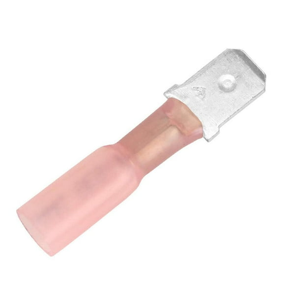 Desconectador macho termorretráctil Pacer 22-18 AWG, paquete de 25
