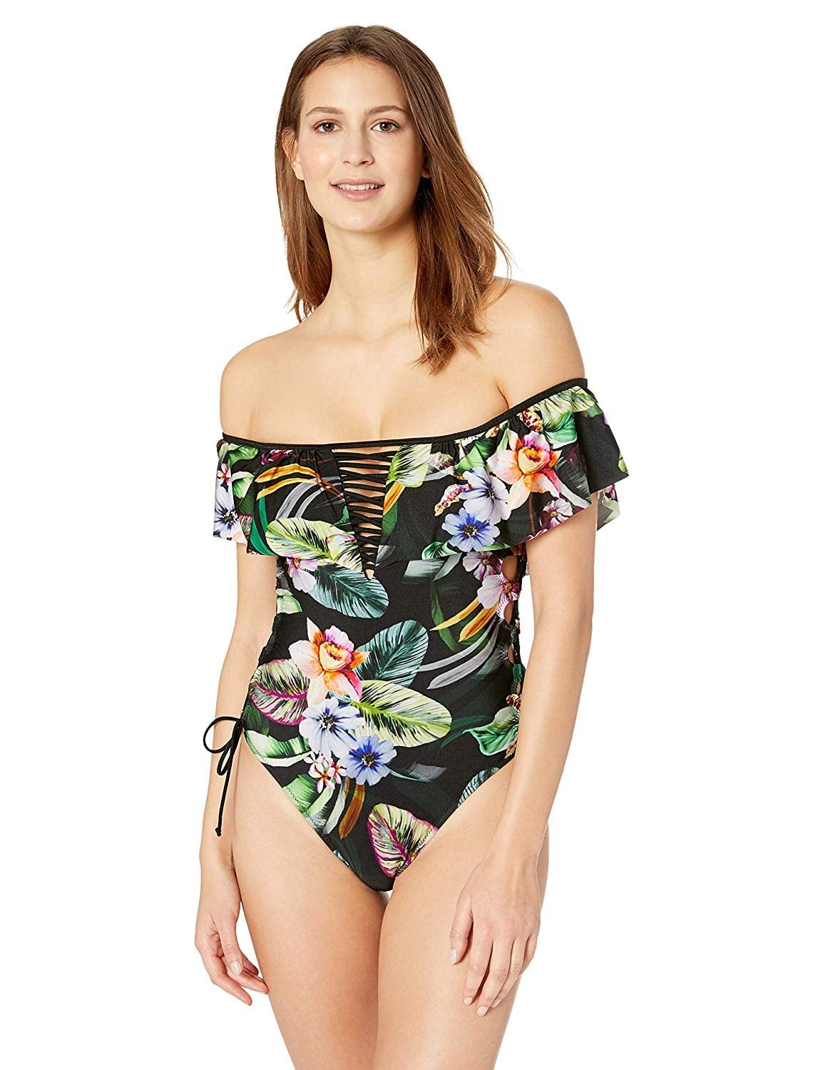 ruffle bathing suit one piece