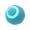 Blue, variant on LLDYYDS Glowing Rubber Cat Toy Ball, Star Paw Print Textured Interactive Light Up Play Ball, Bite Resistant Night Entertainment Toy for Indoor Cats Kittens 4.1cm