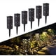 thumbnail image 1 of Luces solares para jardín, 6 unidades, luces solares para jardín exterior, luces LED impermeables para caminos exteriores, luces decorativas para césped, pasillo y patio., 1 of 4