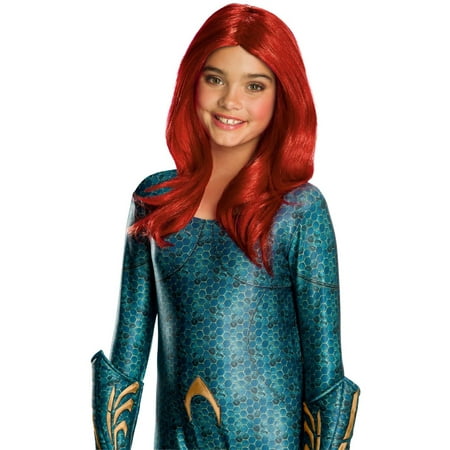 Halloween Aquaman Movie Kids Mera Wig