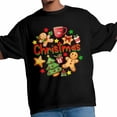 thumbnail image 3 of Mens T Shirts Cartoon Christmas Tree Biscuit Short Sleeve Casual Men's Tee Tops Graphic T-Shirts for Teen Boys/Men, 3 of 8