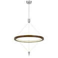 thumbnail image 3 of Viterbo Integrated Dimmable Led Pine Wood Pendant Fixture With Suspended Steel Braided Wire. 24W, 1920 Lumen, 3000K,, 3 of 3