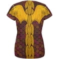 thumbnail image 2 of T-shirt pour Femmes à Imprimé Intégral de Costume Dragon Rouge d'Halloween, 2 of 2
