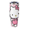 thumbnail image 2 of Hello Kitty 40 Oz Tumbler with Handle And Straw, Vacuum Insulated Stainless Steel Double Wall Water Bottle Travel Coffee Mug, Gifts for Women Boys Girls, 2 of 8