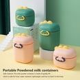 thumbnail image 4 of Baby Milk Powder Container Portable Dry Grains Storage Box Toddlers Food Snacks Supplement Sealed Dispenser Travel Outdoor Green Large, 4 of 10