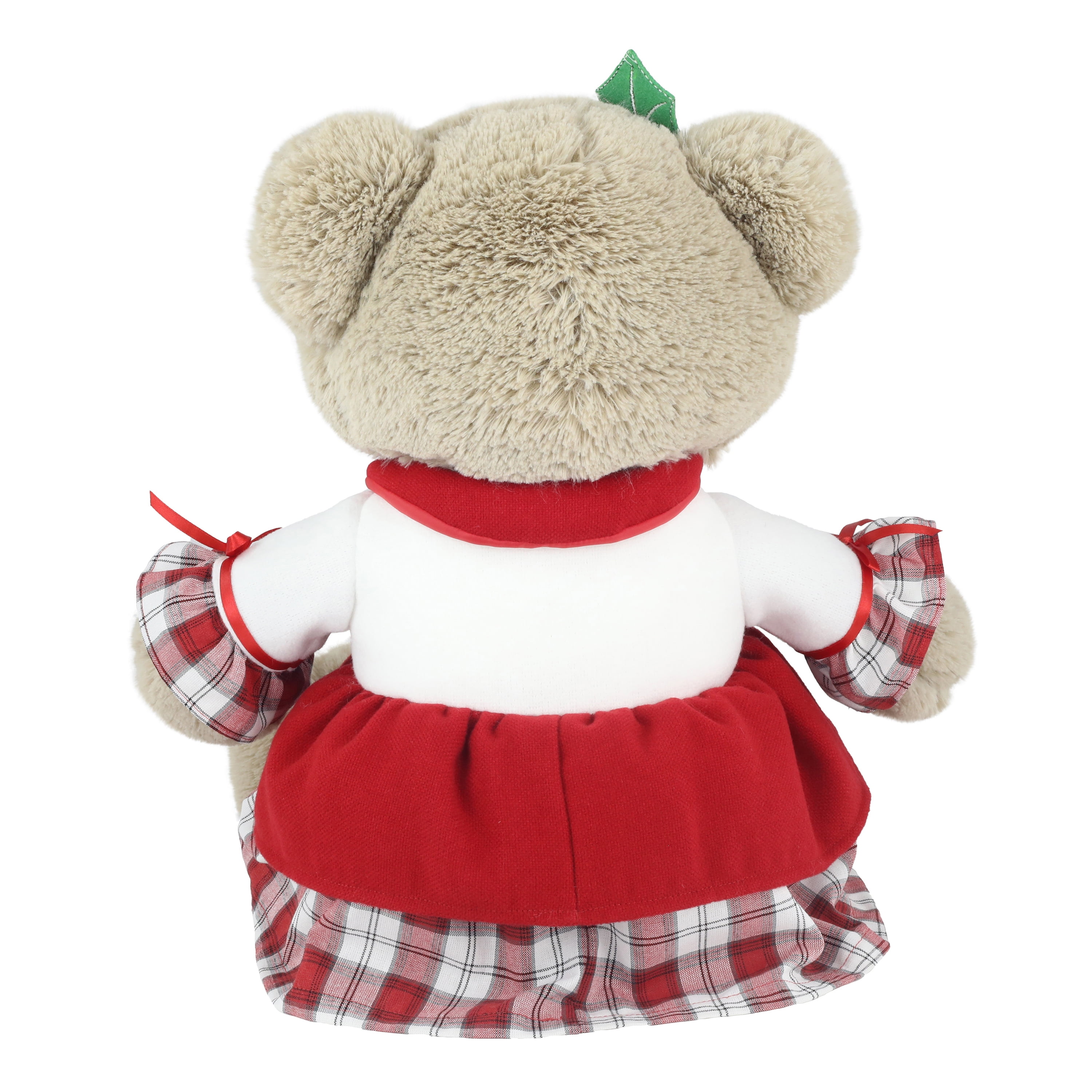 Holiday Time 15 inch Snowflake Teddy Bear 2022, Snowflake Green