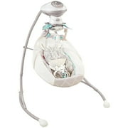 Fisher-Price Safari Dreams Cradle 'n Swing, white/blue