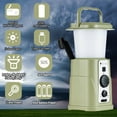 thumbnail image 3 of Multifunctional Camping Light LED Campsite Lantern AM/FM/WB/NOAA Weather Radio Portable Solar Hand-Crank Power Banks Support 4 Power Supplys 3 Light Modes for Outdoor Emergencys, 3 of 7