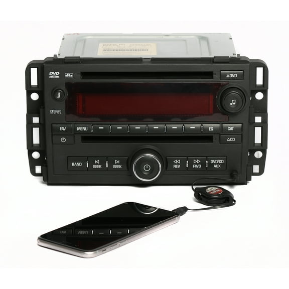 Restored Suzuki 2007-2008 Vitara Radio AM FM Single Disc CD DVD w Aux 15294130 - Unlocked (Refurbished)