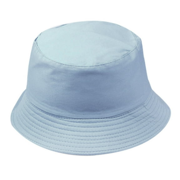 AWZXDE Flat Top Sun Hat For Women And Men Unisex Fisherman Cap Outdoor Sun Hat Breathable And Fashionable For Beach And Daily Use Sky Blue