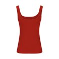 thumbnail image 3 of fatyb Womens Tank Tops Square Neck Summer Sleeveless Ribbed Slim Going out Shirts Casual Basic Tank Tees, 3 of 6