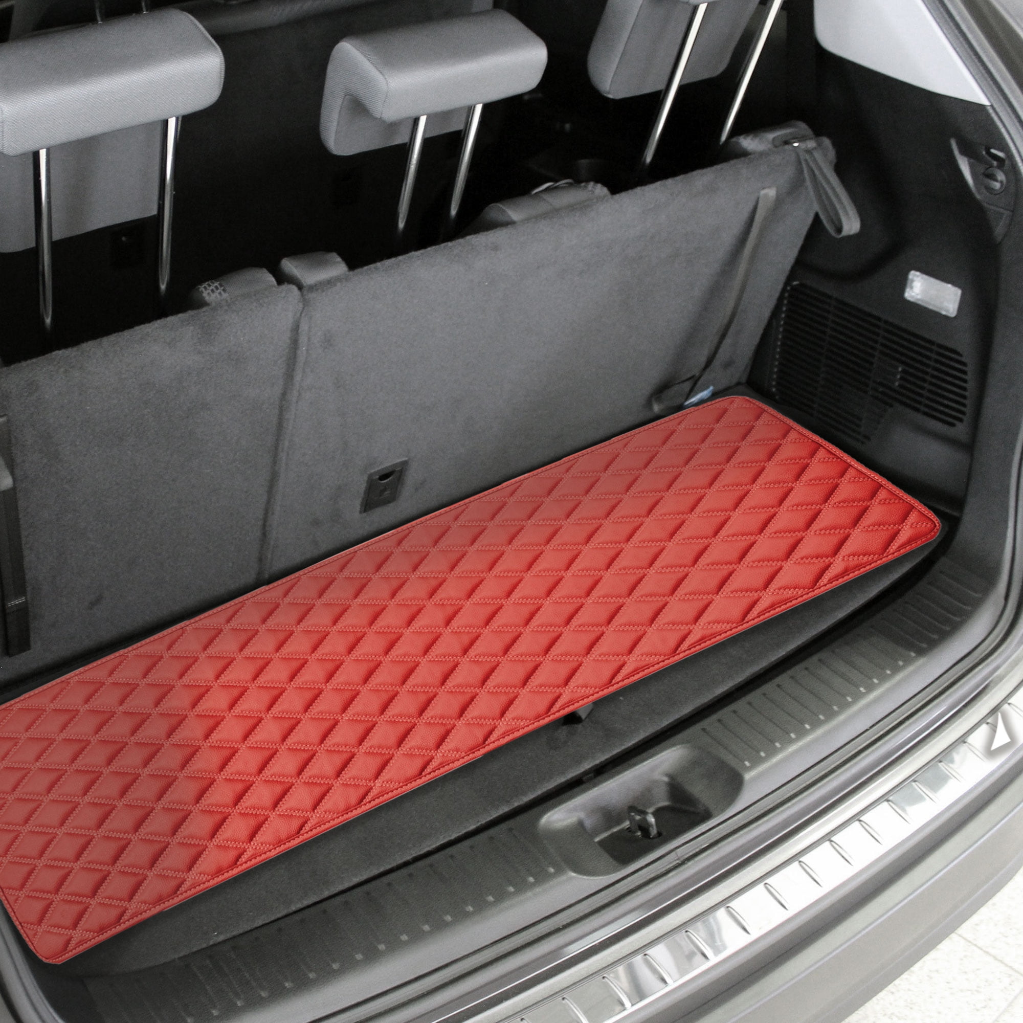 FH Group, Cargo Liner 14" For Truck SUV Faux Leather Heavy Duty Diamond