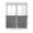 Black White, variant on Living Room Curtains 72 Inches length, Black White Plaid Window Treatment Curtain Drapes, Modern Simple Buffalo Check Gingham Light Filtering Drapes for Bedroom Laundry Room, 52"x72", 2 Panels