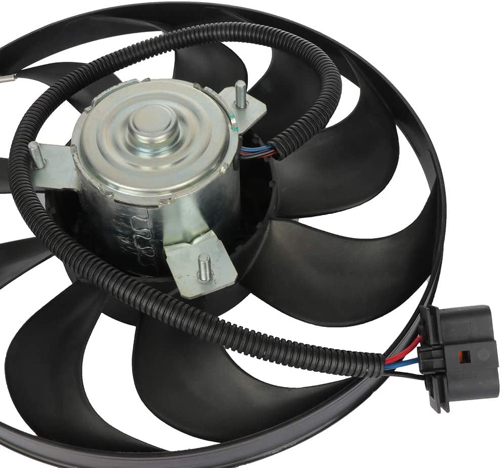 TUPARTS Electric Radiator Cooling Fan Fits for 1995-2011 Audi A6 Quattro 1997-2000 Audi A8 1997-2010 Audi A8 Quattro 2001-2004 Audi S6 2001-2003 Audi S8 1996-2005 Volkswagen Passat 