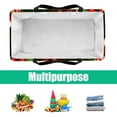 thumbnail image 5 of Christmas Large Oxford Cloth Grocery Baskets: Foldable Toy Basket, Storage Bag, Easter Basket, 5 of 7