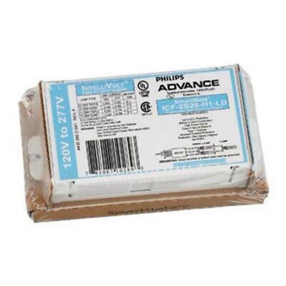 1unit Philips Advance ICF2S26H1LDK Electronic Ballast, 120V/277V