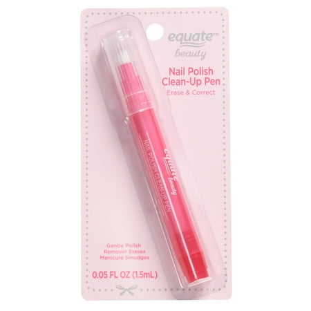 Pink Enamel Cufflinks - (2 Pack) Equate Beauty Nail Polish Clean-Up Pen, 0.05 Fl Oz