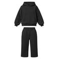 thumbnail image 4 of JAJAHO Girls Sweatsuit 2 Piece Set Long Sleeve Hoodie And Sweatpants Jogger Set Athletic Track Suit For Kids 5-16Y, 4 of 4