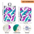 thumbnail image 5 of Yayeee 4 Pack Qtip Holder Dispenser for Bathroom with Lid Cotton Swab Canister, Abstract Drawing, 5 of 6