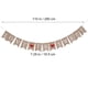 thumbnail image 4 of Banderines de arpillera con diseño de cola de golondrina de 2,8 m con la frase "Love Is Sweet", para colgar en fiestas de bodas., 4 of 5
