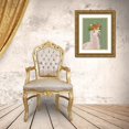 thumbnail image 3 of Fab Funky 12x14 Gold Ornate Wood Framed with Double Matting Museum Art Print Titled - Llama Bohemian 4, 3 of 4
