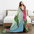 thumbnail image 6 of Yibo Vintage Lavender Floral Flowers Blanket Ultra Soft Warm All Season Decorative Blankets for Bed Chair Car Sofa Couch Bedroom, 6 of 9