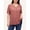 Light Pink, variant on Sewify 2025 Summer Women's Plus Size Tops Short Sleeve Eyelet Cross Rope Hollow V-Neck Elegant Blouses,1X/2X/3X/4X