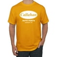 thumbnail image 1 of Wild Bobby, Callahan Auto Parts Sandusky Ohio Retro 90s Funny Tommy Boy, Pop Culture, Men Graphic Tee, Gold, 4X-Large, 1 of 4