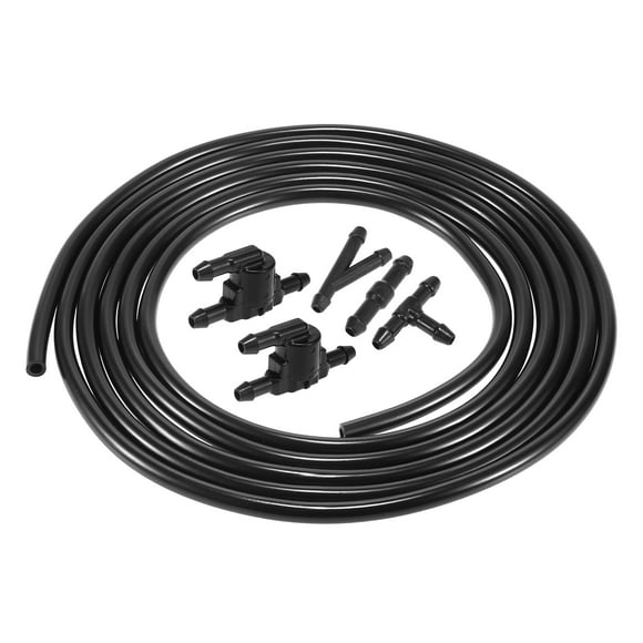 Windshield Washer Hose Kit 300cm 10ft Windshield Washer Nozzle Hose w/ Connectors for Toyota Corolla Tundra 85321-28020