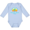 thumbnail image 3 of Inktastic Summer Enjoy the Sunshine Huntington Beach California Blue Boys or Girls Long Sleeve Baby Bodysuit, 3 of 5