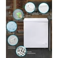 thumbnail image 7 of Muhub Chest Freezer, 5.0 Cu ft Deep Freezer with Adjustable Temperature, Mini Freezer with Removable Storage Basket, Compact Freezer with Top Open Door (White), 7 of 7