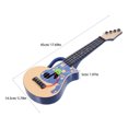 thumbnail image 2 of HOOWIFFY Blue Plastic Guitar Model Instrument Lightweight and Portable for Musical Decor, 2 of 8