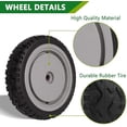 thumbnail image 5 of 2Pack Lawn mower Rear Wheels Gear Assembly Replacement for Toro 107-3709 8 inch wheels, 5 of 7