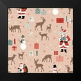thumbnail image 2 of Marshall, Laura 12x12 Black Modern Framed Museum Art Print Titled - Christmas Village Pattern VIIIA, 2 of 5