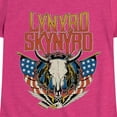 thumbnail image 3 of Lynyrd Skynyrd - Americana Steer Skull - Toddler & Youth Girls Short Sleeve Graphic T-Shirt, 3 of 5