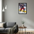thumbnail image 4 of Johnny Gaudreau 20x29 Framed Canvas Columbus Blue Jackets, 4 of 4