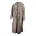 thumbnail image 4 of Long Sleeve Loose Fit Hooded Cardigan Cable Knit Design Front Button High Slit for Women Wear, 4 of 9