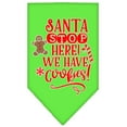 thumbnail image 5 of Christmas Pet and Dog Bandana Screen Printed, "Santa, Stop Here! We Have Cookies!", 5 of 9