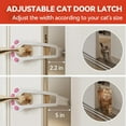 thumbnail image 6 of Cat Door Holder Latch Adjustable Dog Door Stopper Elastic Gate Lock Flex Latch Strap Keep Dog Out From Entering Pet Gate Supply, 6 of 10