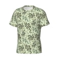 thumbnail image 3 of Rocae Green Snake for Men's Moisture-Wicking Crew Tee - T-Shirt for Sports, Outdoor Activities, and Casual Wear3X-Large, 3 of 9
