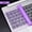 Purple12-14 inch, variant on Jinswick 15-17 Inch Universal Laptop Keyboard Cover Protector Waterproof Dustproof Silicone Notebook Computer Keyboard Protective Film 1Pcs White